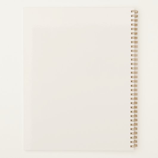 Coffee & Flowers Planner for Book Lovers Planer (Rückseite)