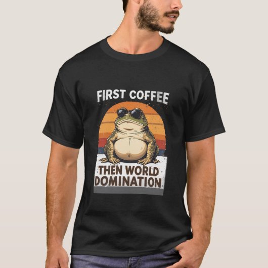 Coffee Frog T-Shirt (Vorderseite)