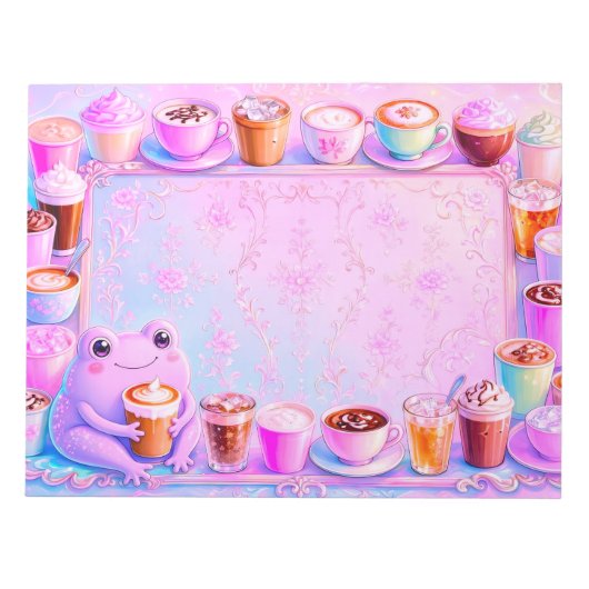 Coffee Frosch Notizblock (Vorderseite)