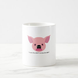 Coffee funny conceptual mug with a pig kaffeetasse
