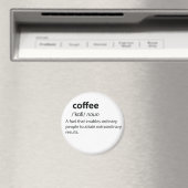 Coffee Funny Dictionary Definition Magnet (In Situ (Geschirrspüler))