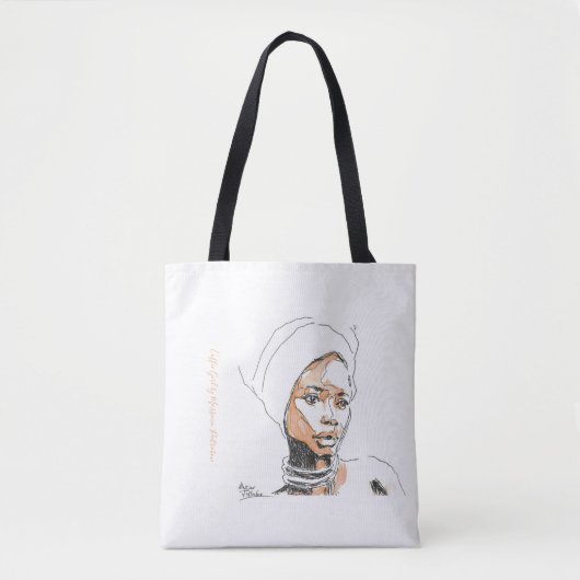 Coffee Girl - Artist - Massimo Pietrobon Tote Bag Tasche (Vorderseite)