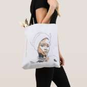 Coffee Girl - Artist - Massimo Pietrobon Tote Bag Tasche (Von Nahem)