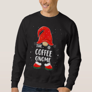 Coffee Gnome Buffalo Karo Gitter Passende Familie Sweatshirt