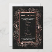Coffee Gold Regalia in Royal Affaire Save the Date (Vorderseite)