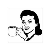 Coffee! Gummistempel (Prägung)