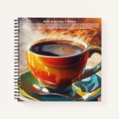 Coffee Hardcover Notizblock (Vorderseite)