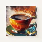 Coffee Hardcover Notizblock (Rückseite)