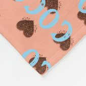 Coffee Heart Fleecedecke (Ecke)