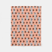 Coffee Heart Fleecedecke (Vorderseite)