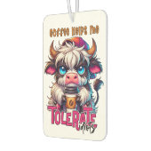 Coffee Helps Me Tolerate Idiots Autolufterfrischer (Links)