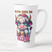 Coffee Helps Me Tolerate Idiots  Milchtasse (Rechts)