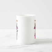 Coffee Helps Me Tolerate Idiots Porzellantasse (Vorderseite)