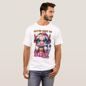 Coffee Helps Me Tolerate Idiots T-Shirt (Vorne ganz)