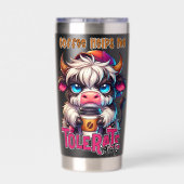 Coffee Helps Me Tolerate Idiots Thermobecher (Rückseite)