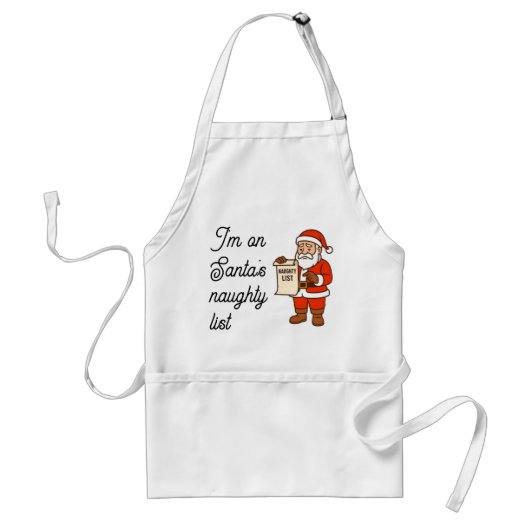 Coffee House Sleuths Schürze: Santas unartige List Schürze (Vorne)