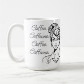 Coffee Humor | Coffee, Caffeine, Repeat Kaffeetasse (Links)