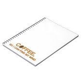 Coffee. Ich kann meinen Geist finden, ein kurzes L Notizblock (Linke Seite)