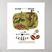 Coffee Illustration Poster (Vorne)