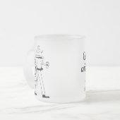 Coffee in one hand, confidence in the other mattglastasse (Vorderseite Links)