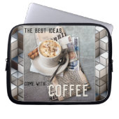 Coffee Inspiration Gebäude Blocks Laptop-Sieb Laptopschutzhülle (Vorderseite)
