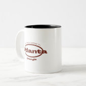 Coffee Is Better in Atlanta Zweifarbige Tasse (Vorderseite Links)