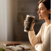 Coffee Is In My Blood Thermobecher