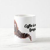 Coffee is my love language mug -funny gift kaffeetasse (Mittel)