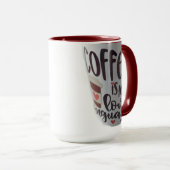Coffee is my love language...mug mug tasse (VorderseiteRechts)