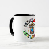 Coffee Is My Love Language Mug Tasse (Vorderseite Links)