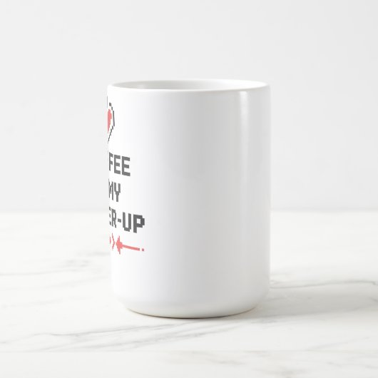 Coffee Is My Power-Up – Retro Gamer Coffee Mug Kaffeetasse (Mittel)