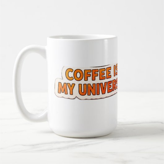 Coffee Is My Universe – Funny Cosmic Coffee Lover Kaffeetasse (Links)