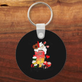 Coffee Is My Valentine Couple Coffee Lover Valenti Schlüsselanhänger (Vorderseite)