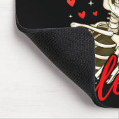 Coffee Is My Valentine Skeleton Funny Coffee Lover Mousepad (Ecke)