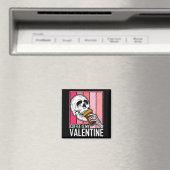 Coffee Is My Valentine Skeleton Skull Valentines D Magnet (In Situ (Geschirrspüler))