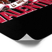 Coffee Is My Valentine Valentine S Day Poster (Ecke)