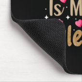 Coffee Is My Valentine Valentines Day Coffee Mousepad (Ecke)