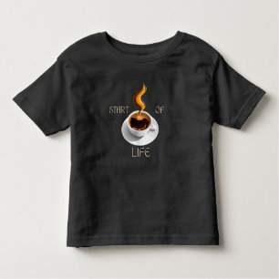Coffee is Start of Life  Kleinkind T-shirt