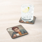 Coffee is the Best Medicine Getränkeuntersetzer (Rechte Seite)