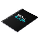 CoffEe ist Mein Impfstoff Notizblock (Linke Seite)