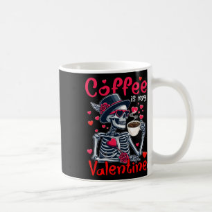 Coffee ist mein Valentinstag Röntgen-Skelett-Sungl Kaffeetasse