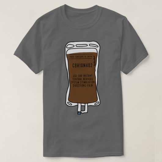 Coffee iv infusion T-Shirt (Design vorne)
