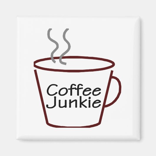 Coffee Junkie Magnet (Vorne)