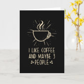 Coffee Karte (Gelbe Blume)