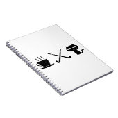 Coffee. Katzen. Hockey. Notizblock (Rechte Seite)