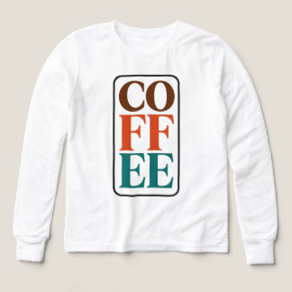 COFFEE Kinder Langarmshirt Kaffee Liebhaber Gesche