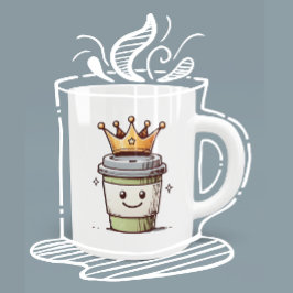 Coffee King Kawaii Kaffeetasse