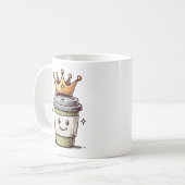 Coffee King Kawaii Kaffeetasse (Vorderseite Links)