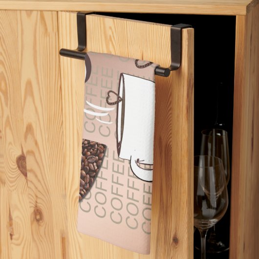 Coffee Küchentuch (Drittel gefaltet)