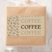 Coffee Label – Retro Coffee Beans (Insitu)